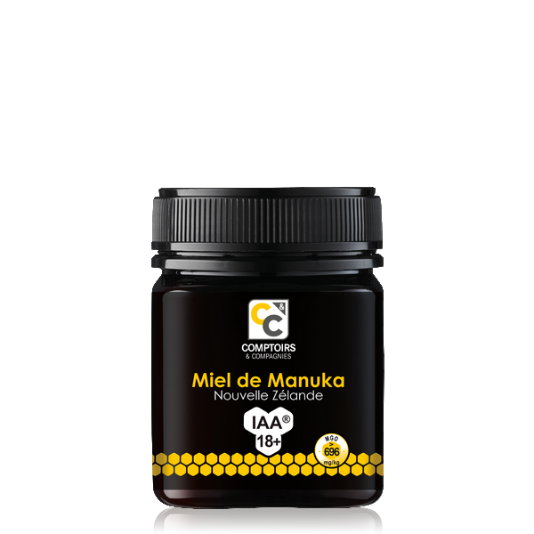 Comptoirs & Compagnies -- Miel de manuka iaa18+ (mgo 696) (origine Nouvelle zélande) - 250 g