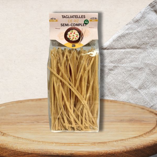 Tagliatelles de riz demi complet bio - 1